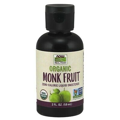 Now Foods Monk Fruit Liquid, Organic 2 Oz Free Shipping. Made In Usa. Fresh