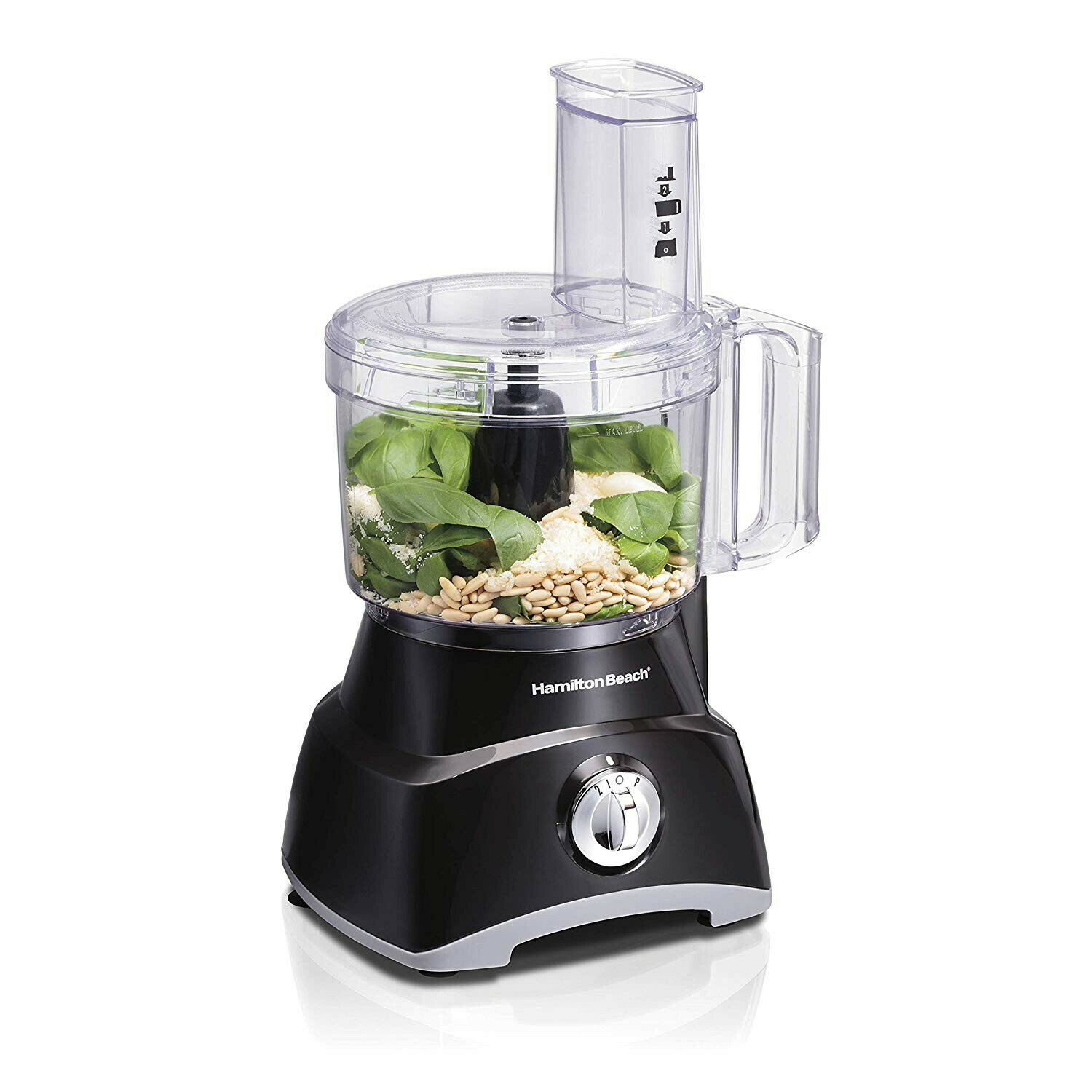 Hamilton Beach Food Processor, Slicer And Vegetable Chopper With Compact Storage