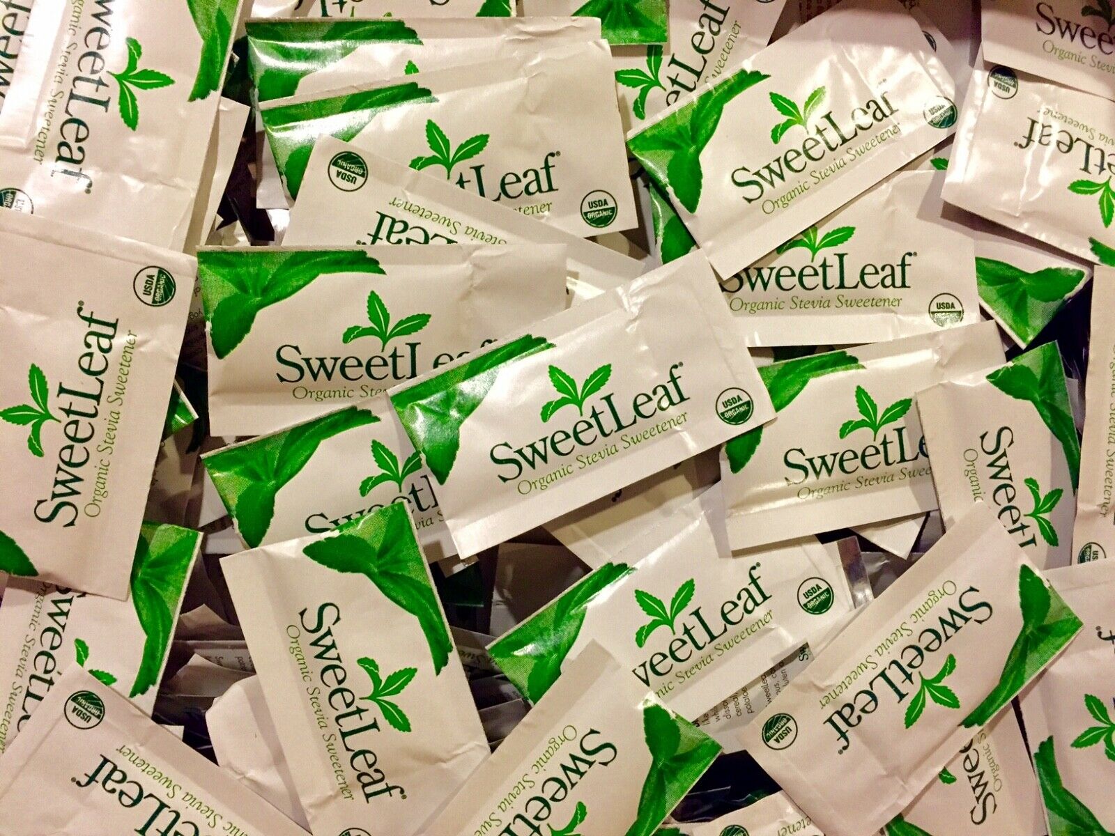 Sweet Leaf Sweetener Organic Stevia 500 Count Bulk Packets New