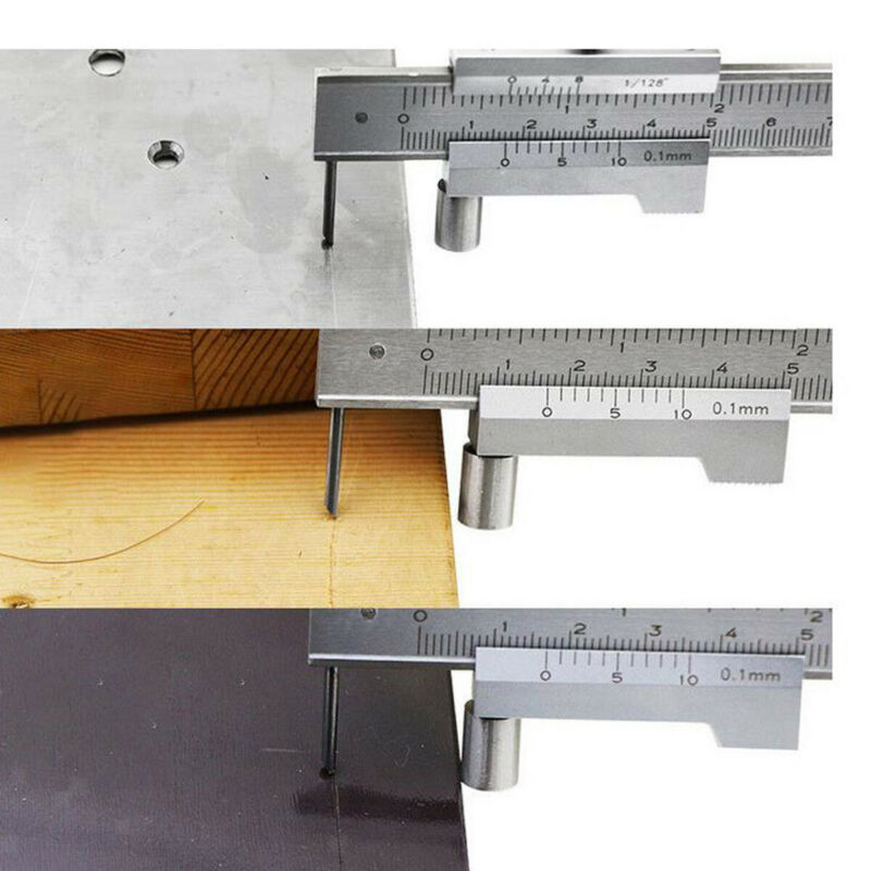 0-200mm Marking Vernier Caliper With Carbide Scriber Parallel Marking Gauging