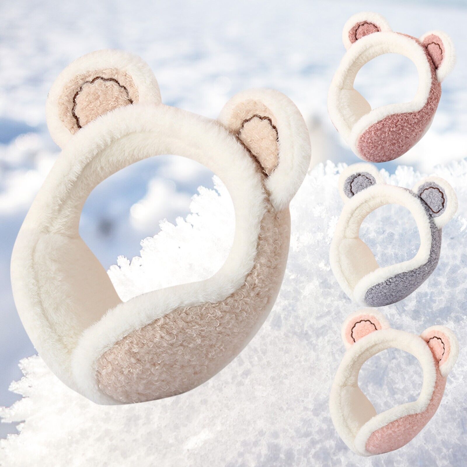 Winter Warming Earmuffs Universal Earmuffs Cute Folding Hair Band Women Earmuffs