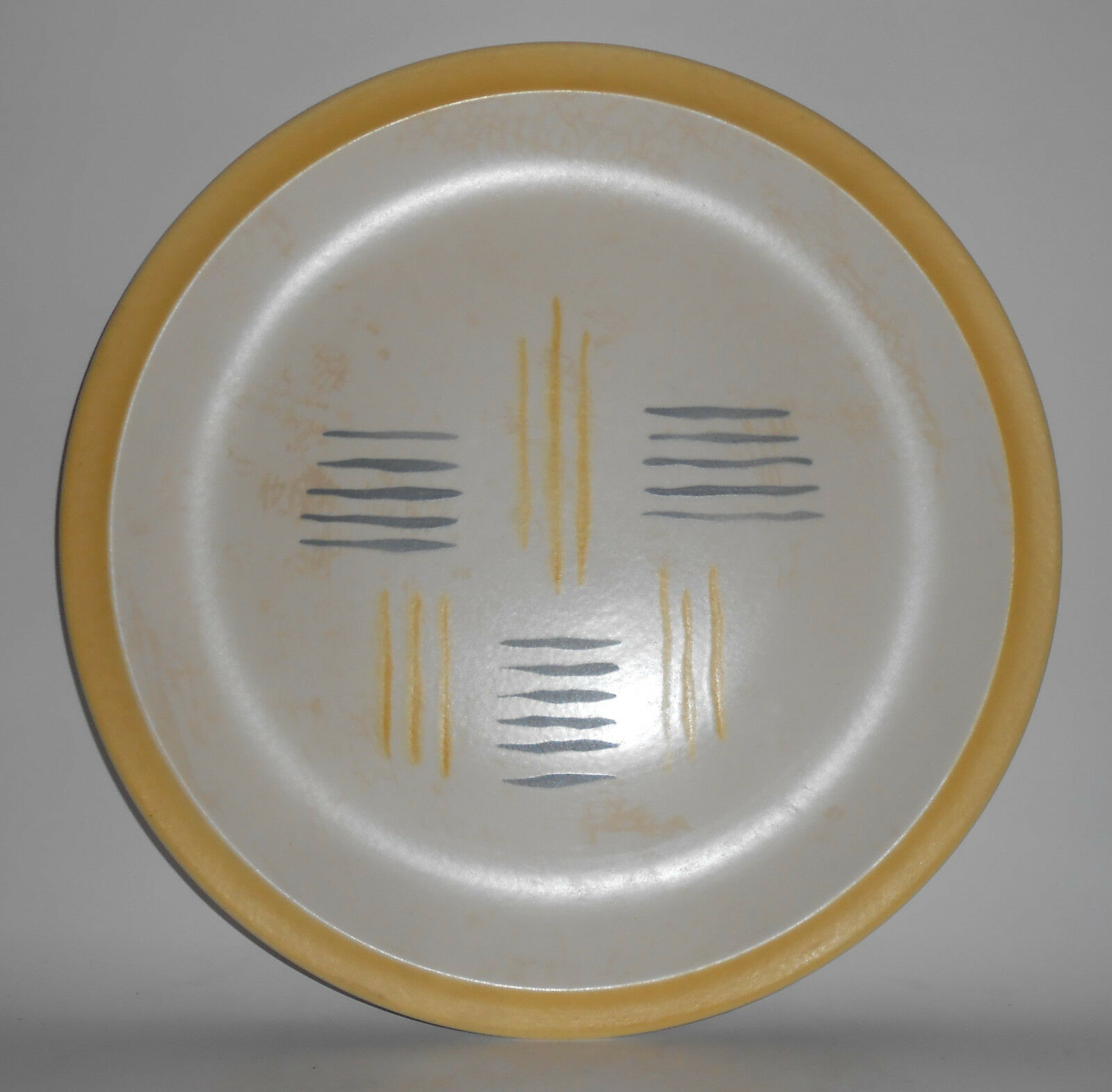 Steubenville Pottery Dimension Chop Plate Mid-century