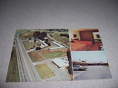 1960s The Crest Motel, Covington Ga. Vtg Postcard
