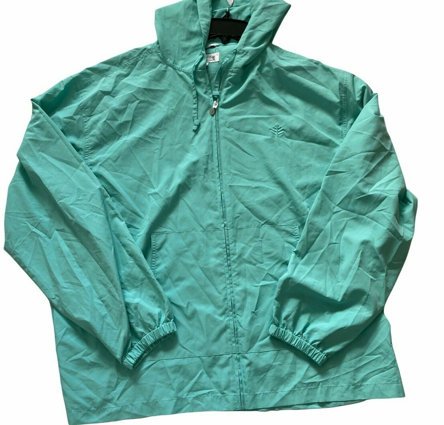 Coolibar Unisex Sunblock Full Zip Hooded Jacket Upf 50 L/ Xl