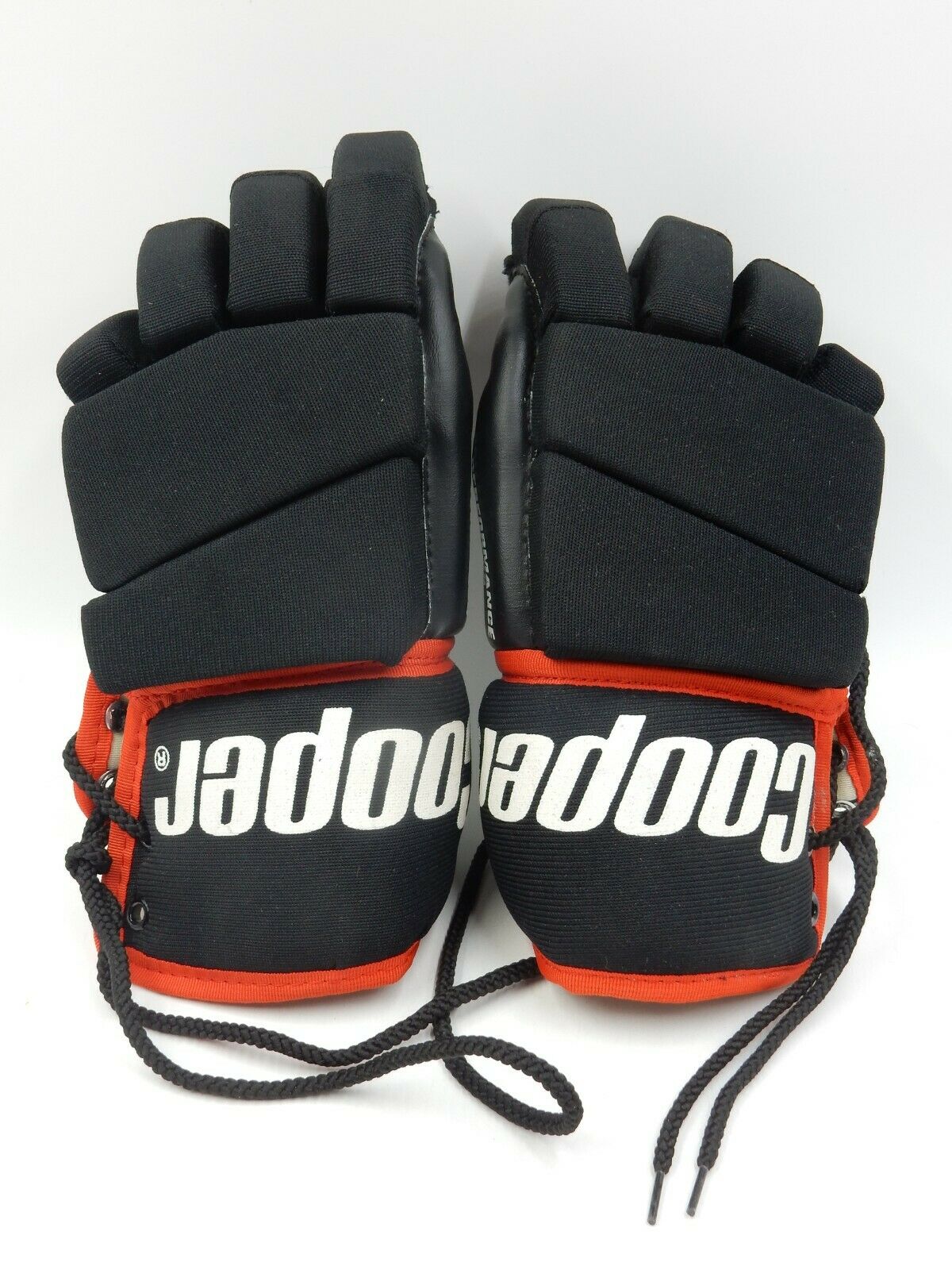 Nos Cooper Black & Red Performance Junior Ice Hockey Gloves ~ Marked Size "c"