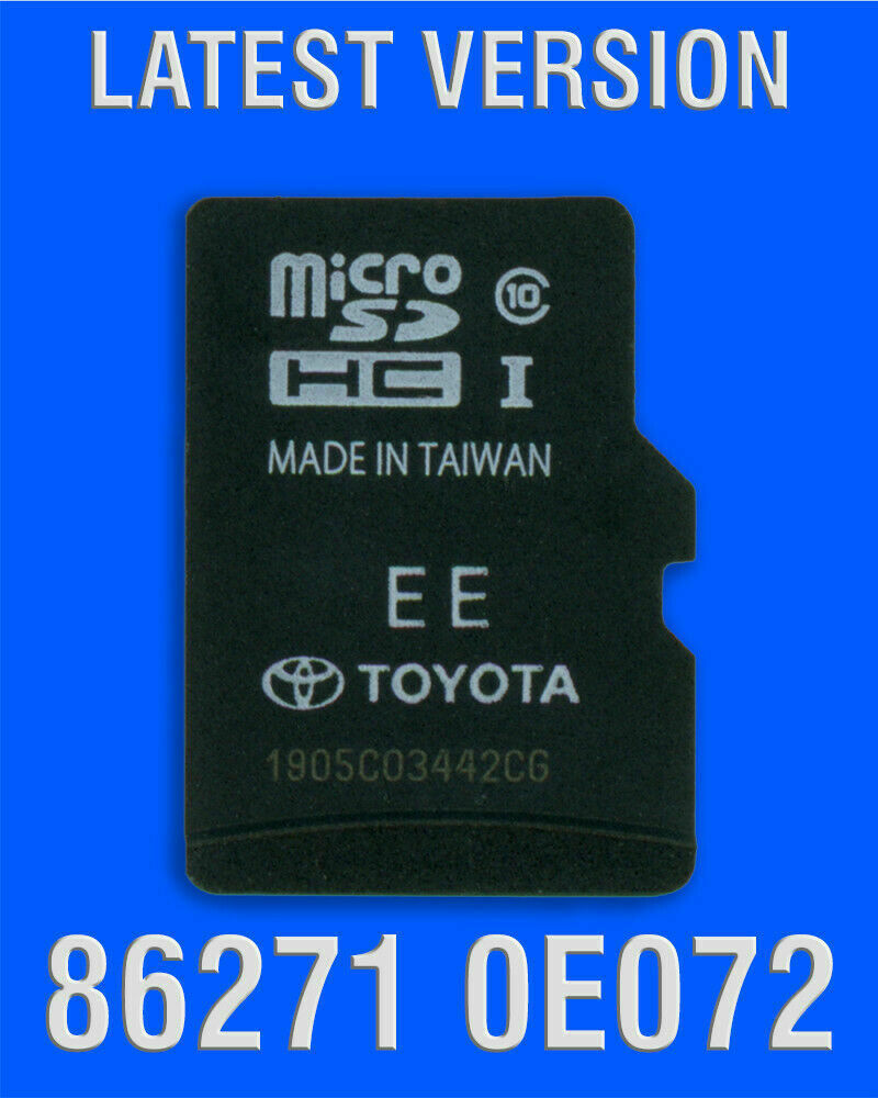 ✅toyota Navigation Micro Sd Card Latest Update Oem 86271 0e072 Prius 4runner