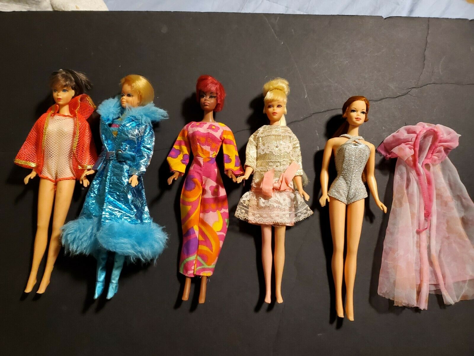 Vintage  60s ~mod ~barbie Clothes Lot 10  Items!! No Dolls Included