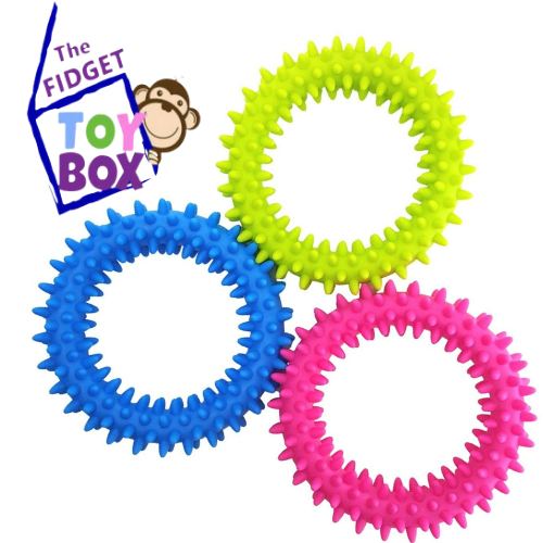 Sensory Ring Spiky Fidget Chewelry Chew Toy For Kids