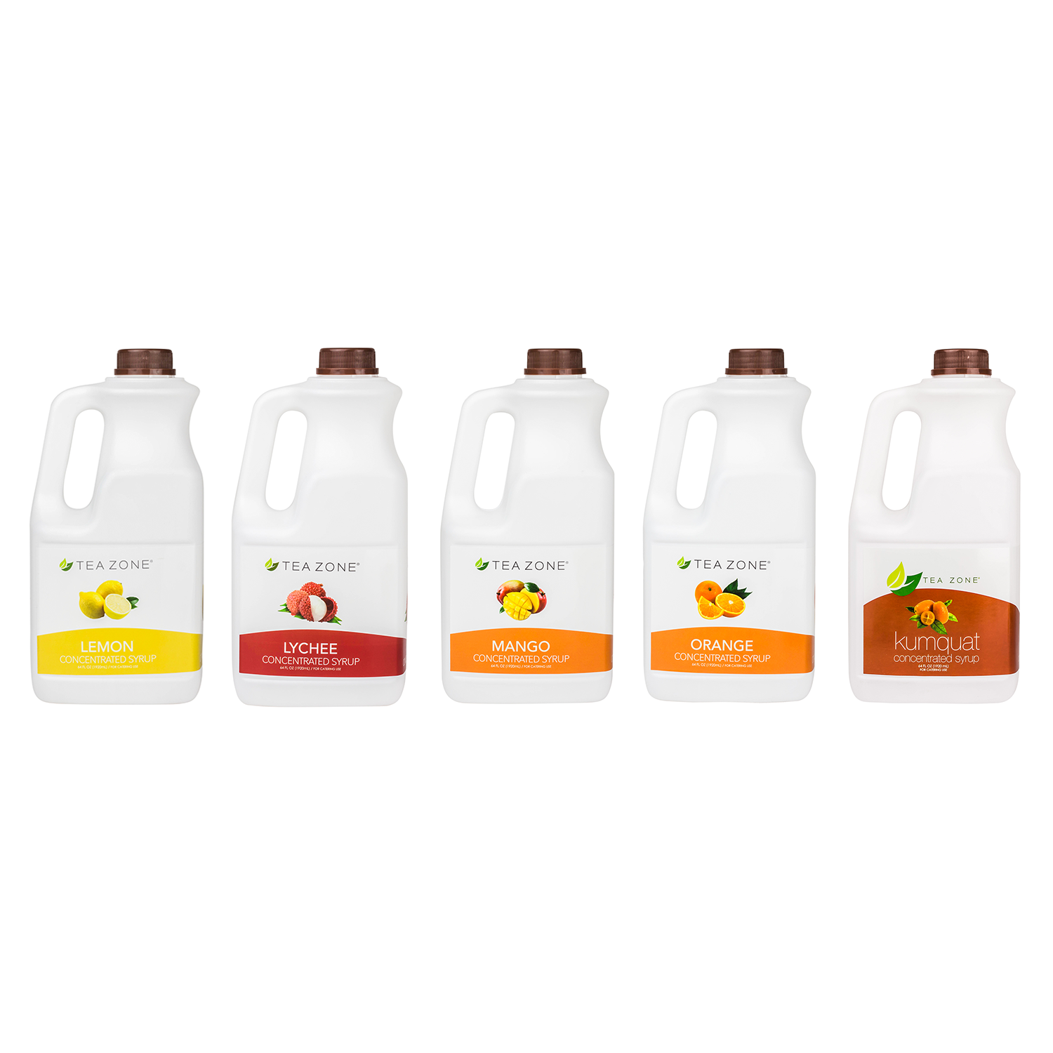 Tea Zone Premium Concentrated Fruit Syrup 64 Oz, 25 Flavors