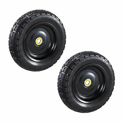 Gorilla Carts 10 Inch No Flat Replacement Tire Utility Cart, 2 Pack (open Box)