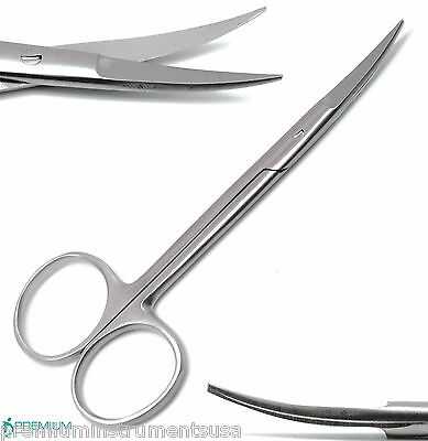 Premium Iris Scissors Curved 4.5" Dental Veterinary Surgical Pro New Instruments