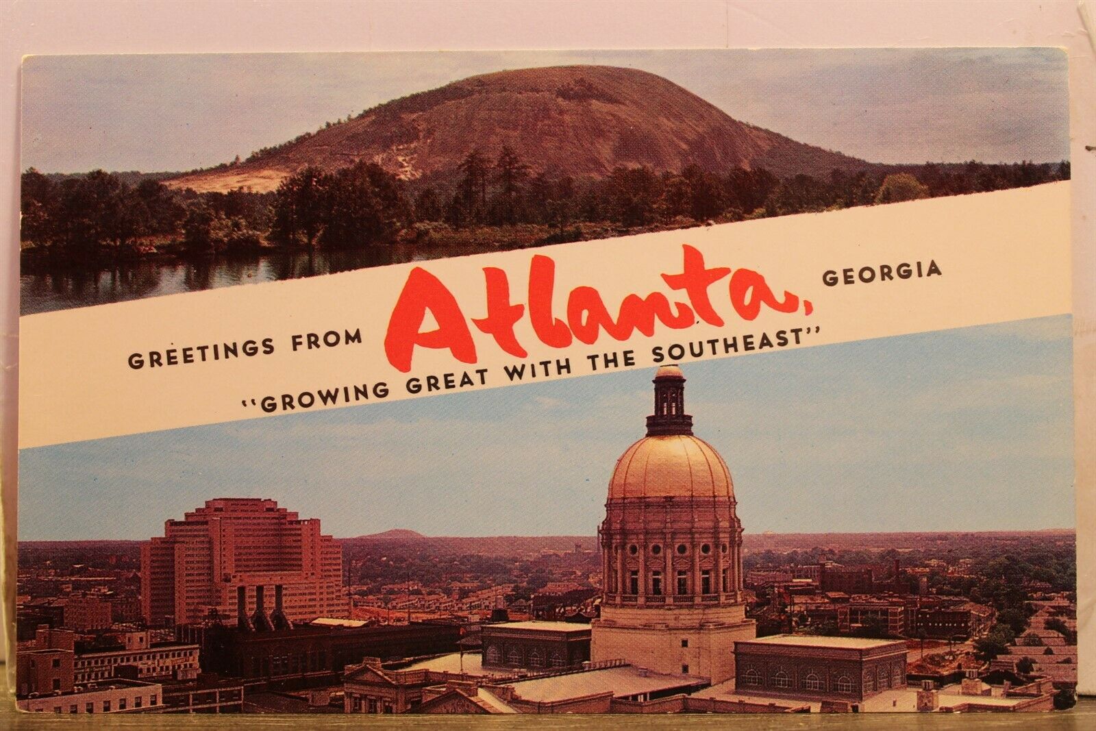Georgia Ga Atlanta Greetings Postcard Old Vintage Card View Standard Souvenir Pc