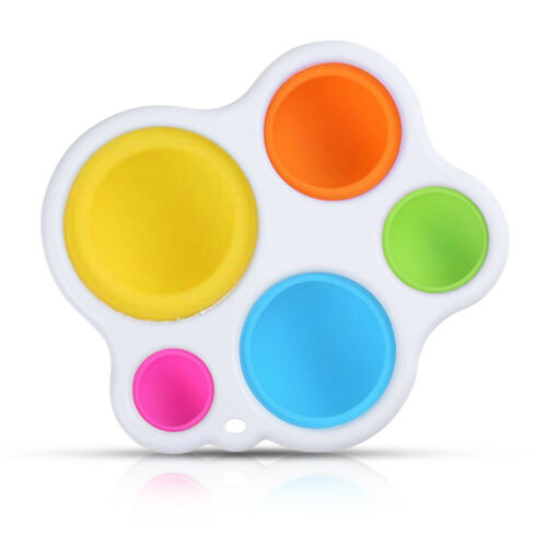 Baby Simple Dimple Sensory Fidget Toy Silicone Flipping Board Kids Adult Gift