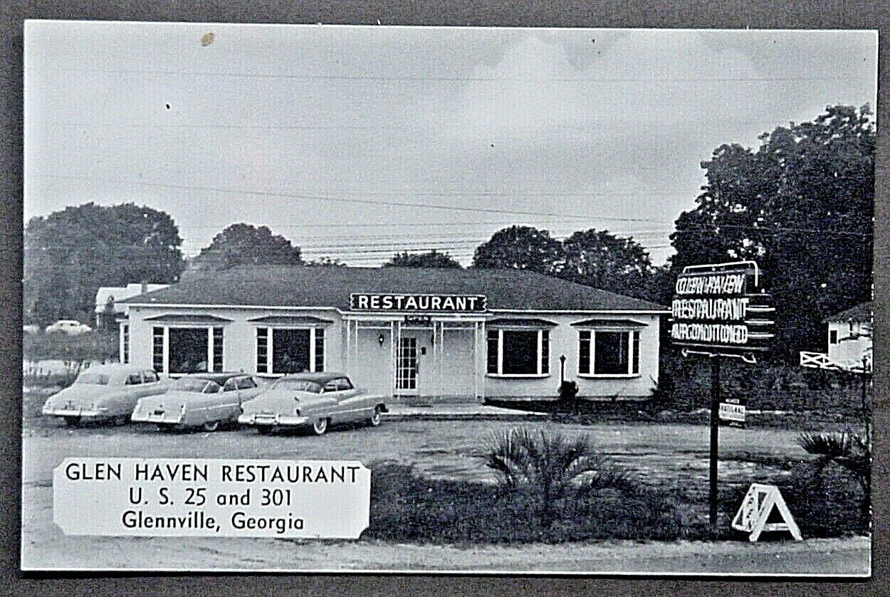Glennville Ga Glen Haven Restaurant U.s. 25 & 301 Ships Free
