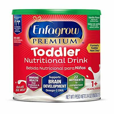 Enfagrow Premium Toddler Nutritional Drink Vanilla Flavor Omega-3 Dha For Bra...