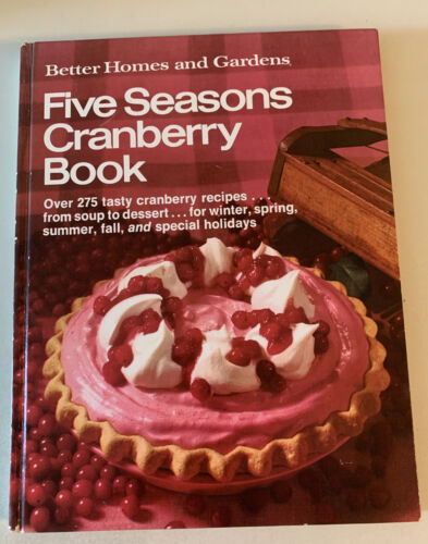 Five Seasons Cranberry Book, Cookbook, Vintage 1971, Over 275 Cranberry Recipes