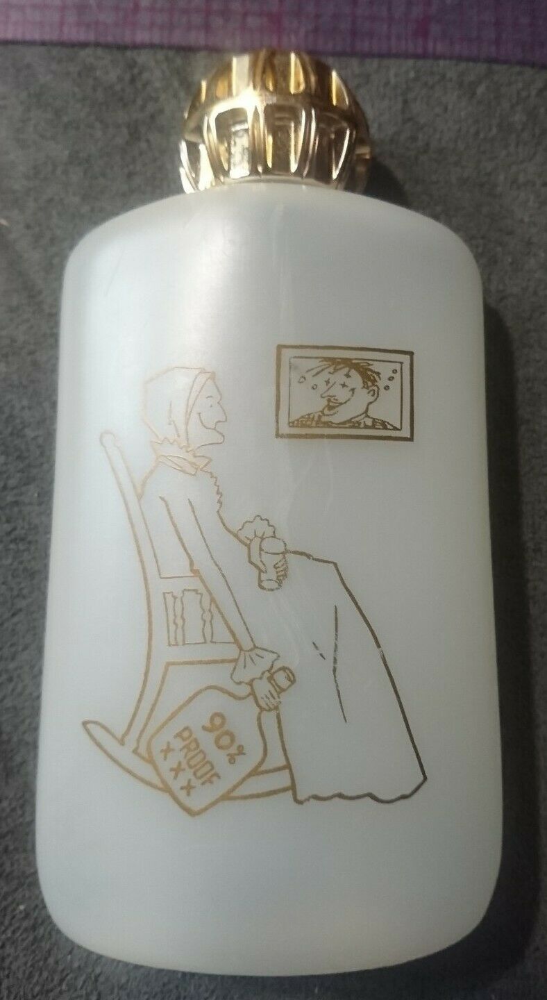Vintage Imco Old Lady Liquor Xxx Bottle Flask Funny Plastic Container Grandma